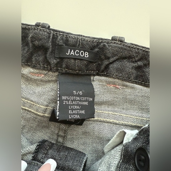 Jacob Black Flare Wide Leg Jeans - size 5/6 - Picture 6 of 8